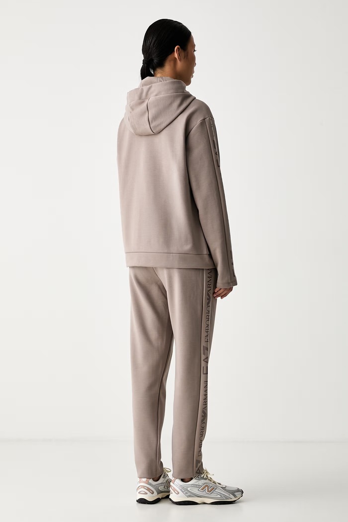 EA7 Emporio Armani komplet dresowy damski brązowy AF10443.7W000116