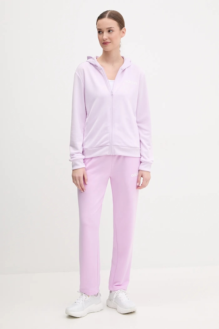 adidas dres Linear dzianina fioletowy JD2700