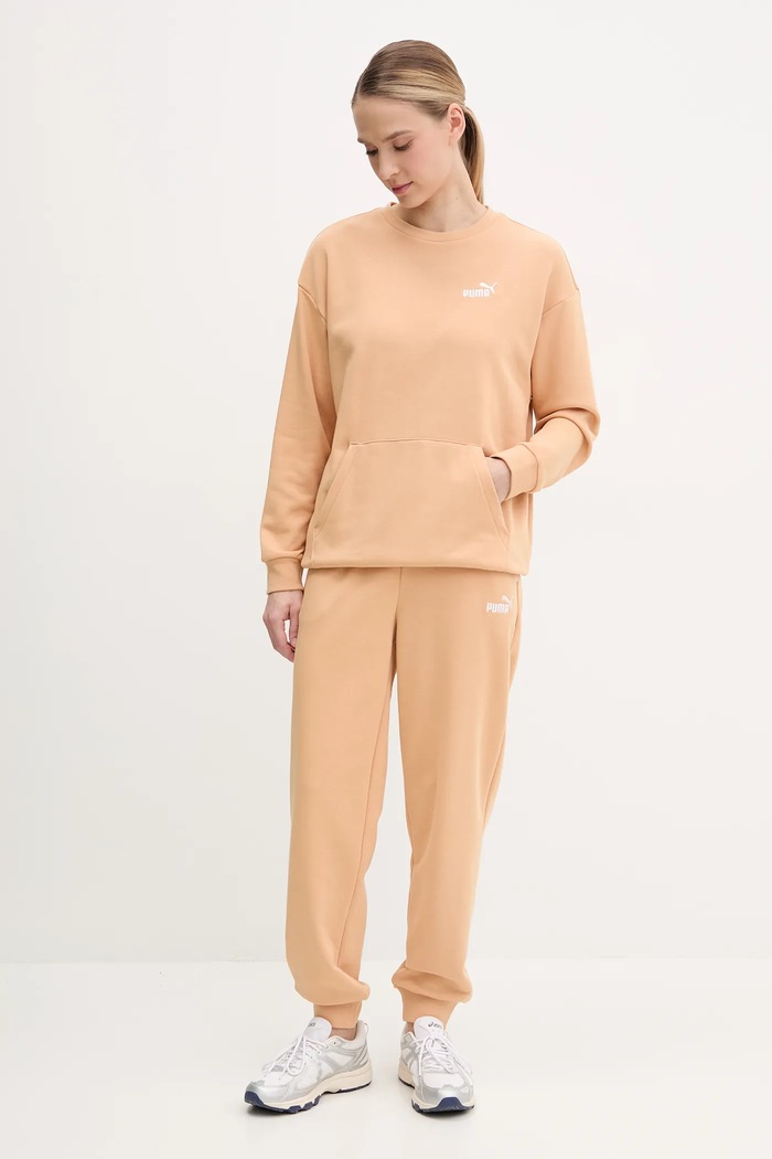 Tepláková souprava Puma pletenina béžová 685074