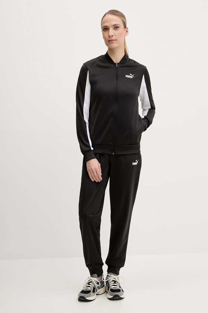 Puma melegítő szett nyomtatásos fekete 685078