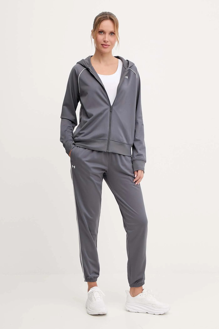 Under Armour melegítő szett Rival aplikációval szürke 6001966