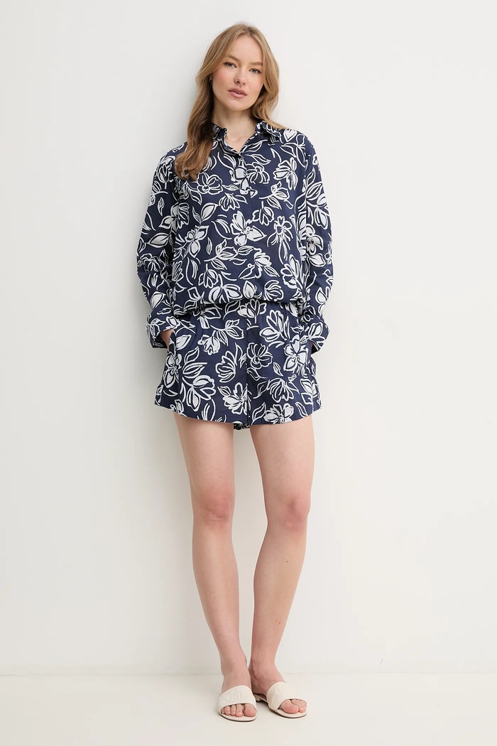 Lauren Ralph Lauren komplet bawełniany 20527279 granatowy SS25