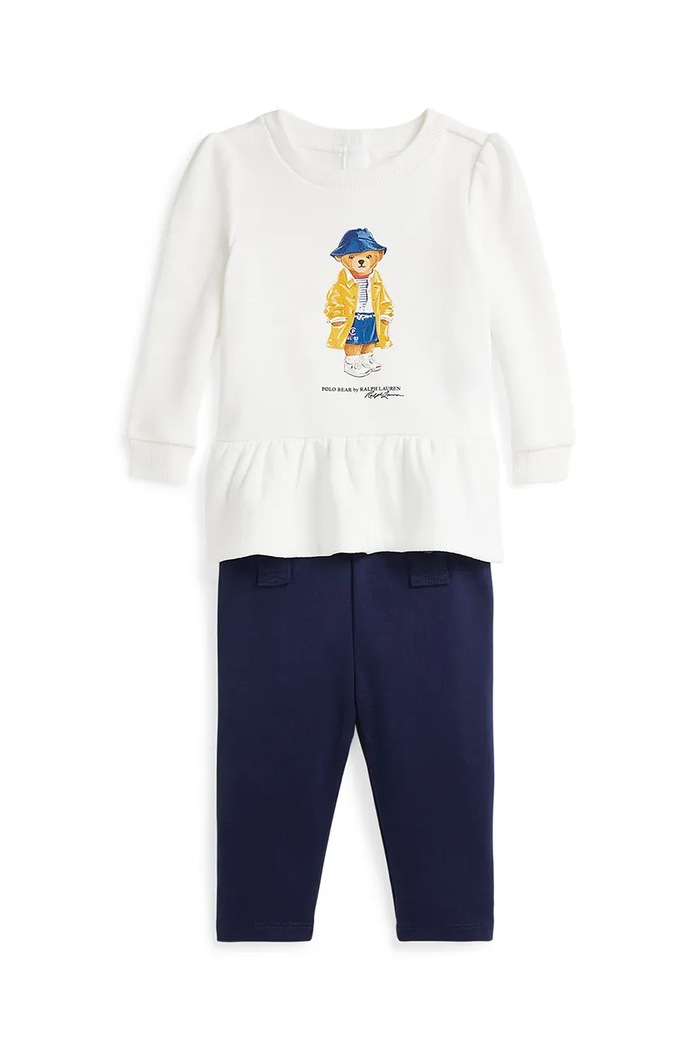 Komplet za bebe Polo Ralph Lauren print bijela 310958245001