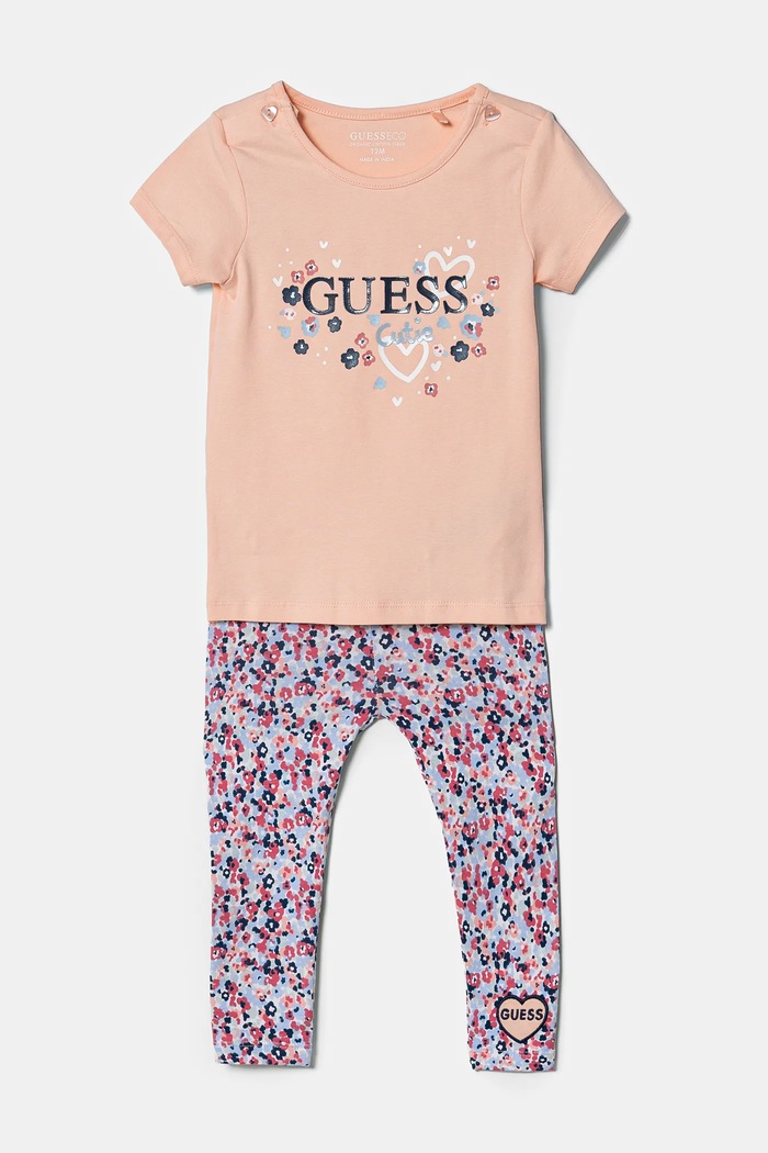 Guess Sada pre bábätká Guess oranžová A5RG06.K6YW4.PPYA
