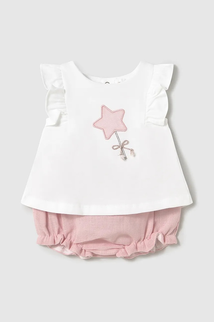 Mayoral Newborn compleu bebe panza roz 1255.2B.Newborn.PPYH