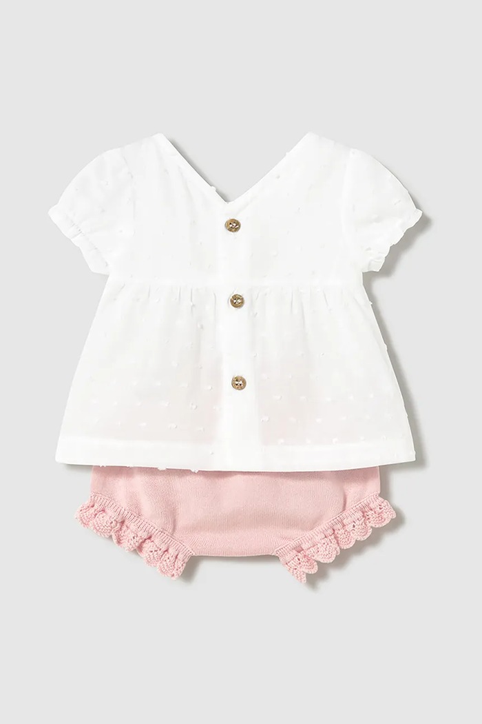 Mayoral Newborn Compleu bebe 1257.2M.Newborn.PPYH roz SS25