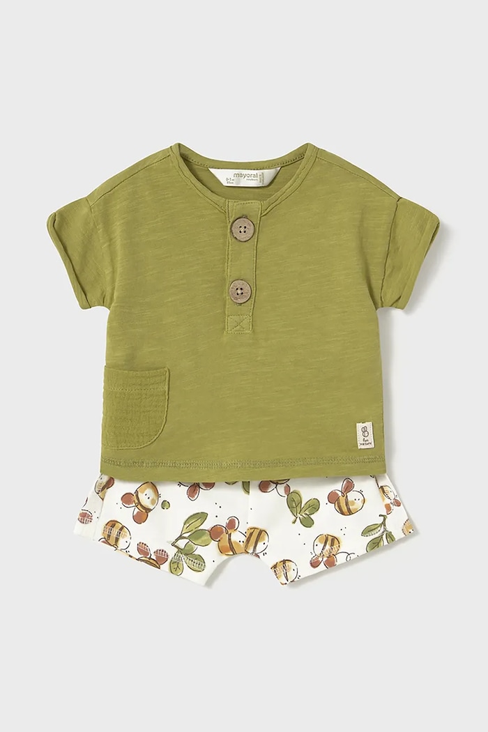 Σετ μωρού Mayoral Newborn 1611.G.1G.Newborn.PPYH πράσινο SS25