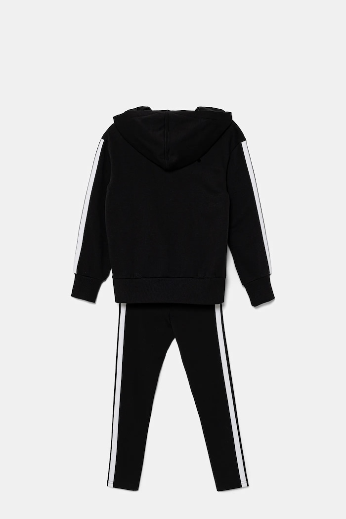DÍVKA Dětská tepláková souprava adidas SPORTY STREET JI6218 černá