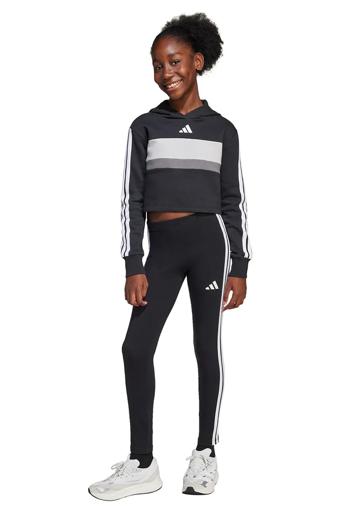 Dětská tepláková souprava adidas pletenina černá JY0519