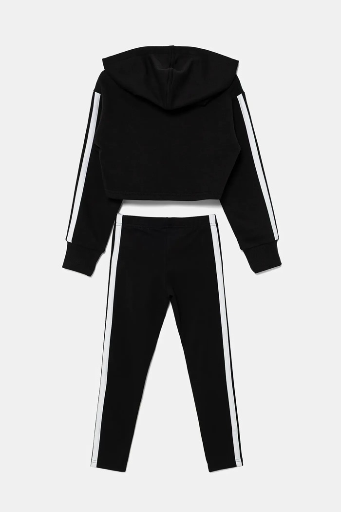 DÍVKA Dětská tepláková souprava adidas JY0519 černá