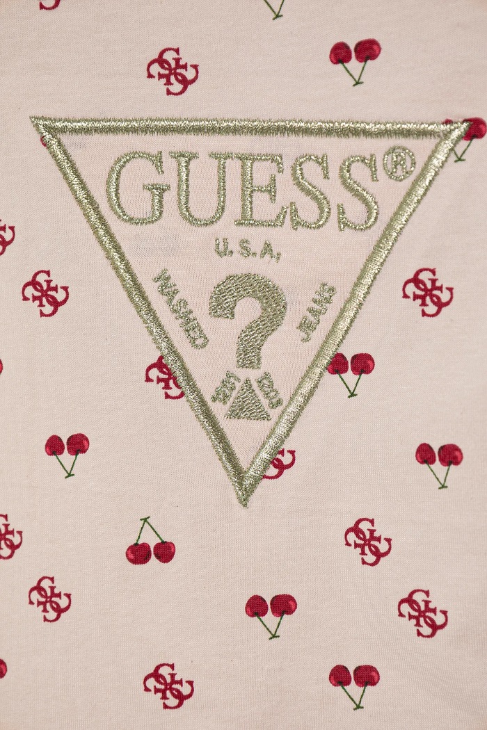 Dziewczynka Guess komplet niemowlęcy A5GG03.K6YW4.PPYA pomarańczowy