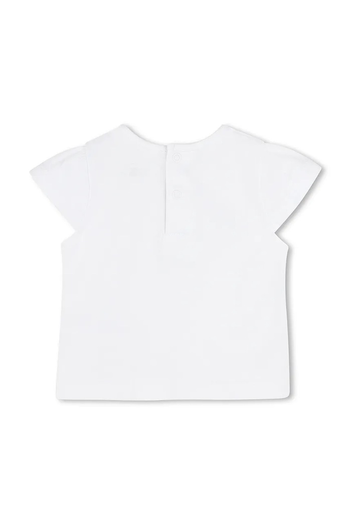 Παιδικό βαμβακερό σετ Karl Lagerfeld Karl Lagerfeld Z30517.86.108 λευκό