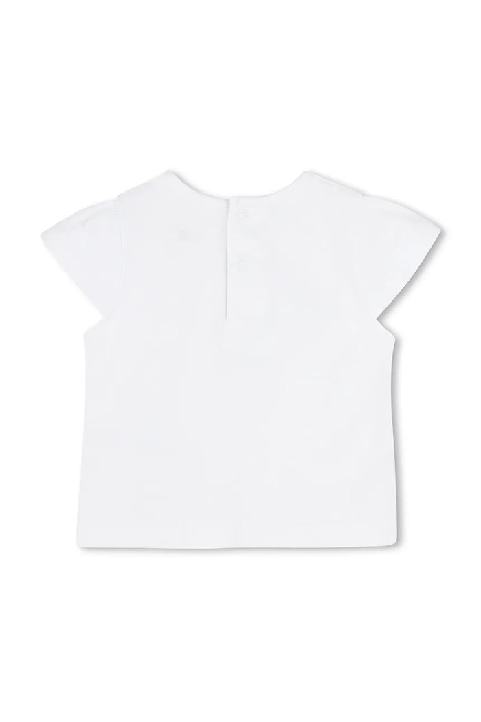 Παιδικό βαμβακερό σετ Karl Lagerfeld Karl Lagerfeld Z30517.86.108 λευκό