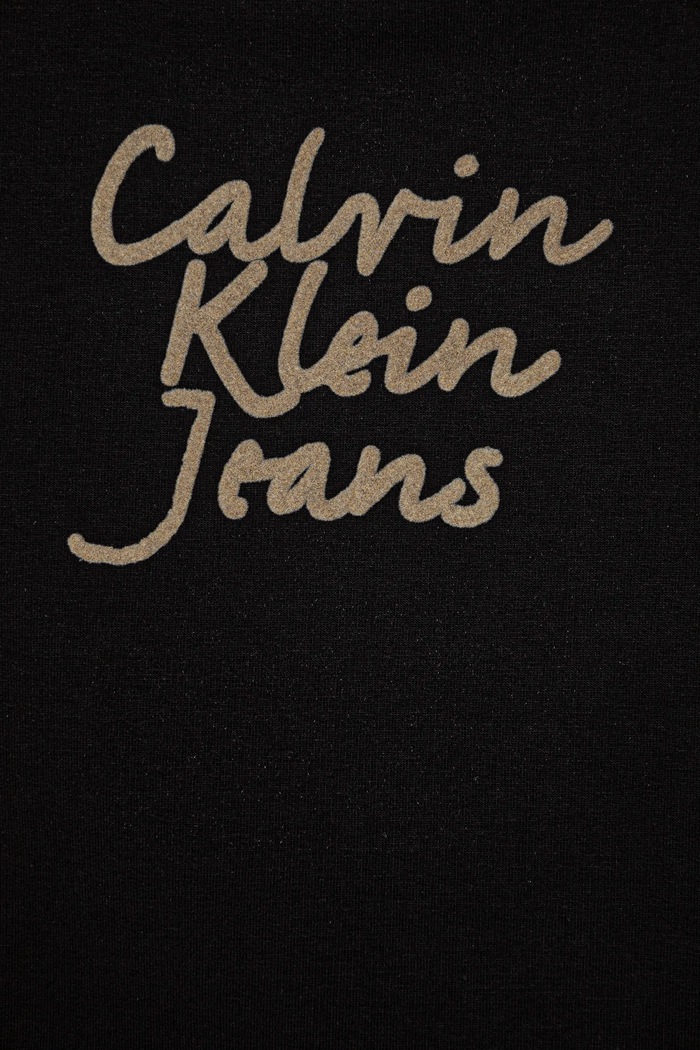 Chłopiec Calvin Klein Jeans dres dziecięcy IN0IN00288.PPYA czarny