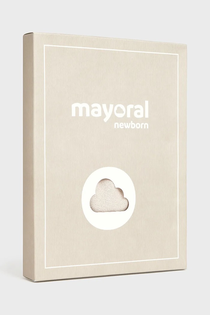 Mayoral Newborn komplet niemowlęcy 2-pack beżowy 1556.1E.Newborn.PPYH