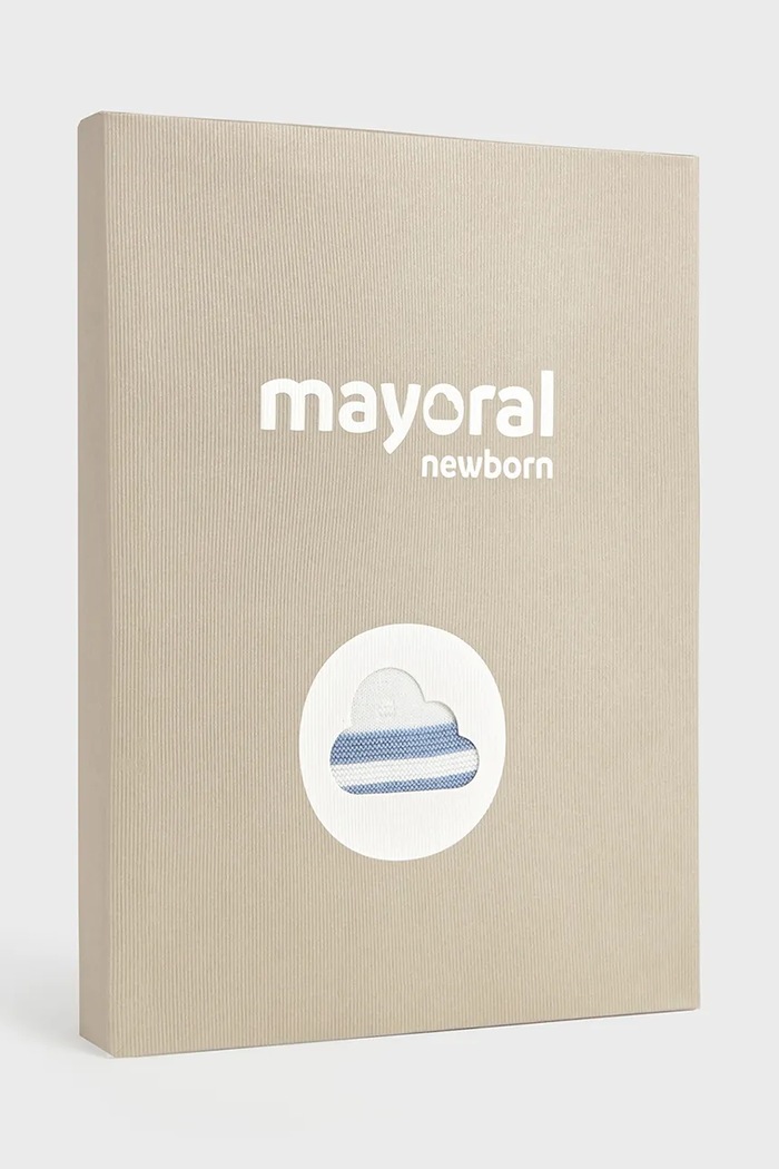 Mayoral Newborn compleu bebe 2-pack albastru 1556.1E.Newborn.PPYH