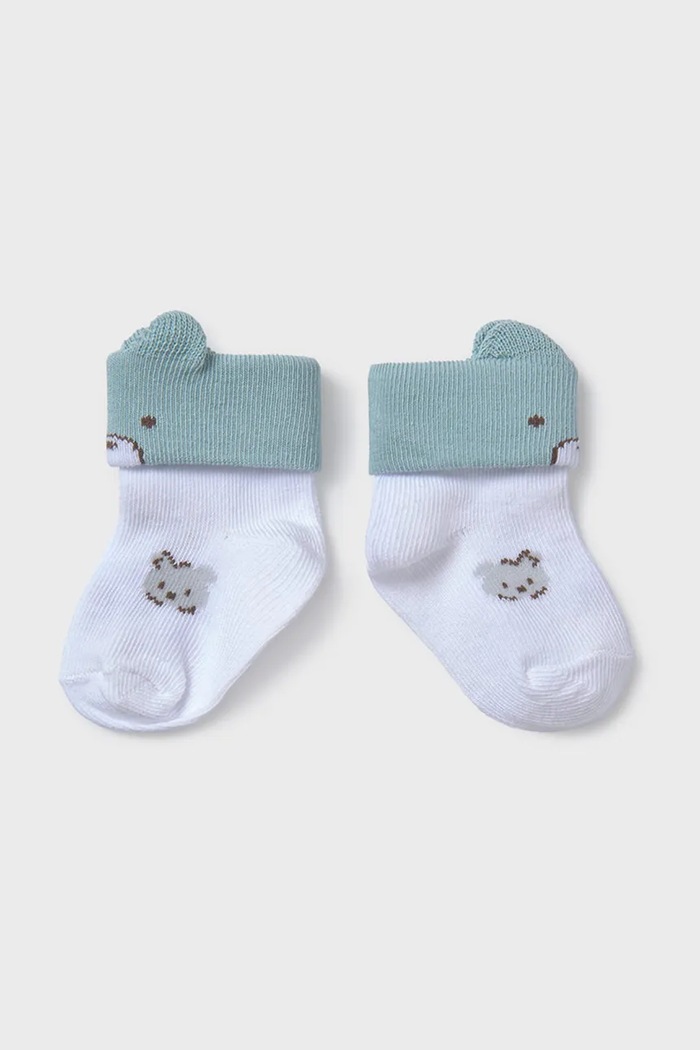 Komplet za bebe Mayoral Newborn 4-pack tirkizna 9910.1A.Newborn.PPYH