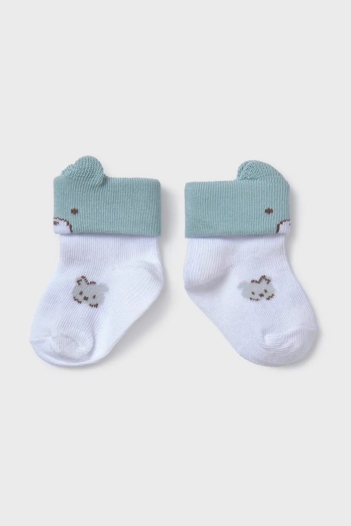 Komplet za bebe Mayoral Newborn 4-pack tirkizna 9910.1A.Newborn.PPYH
