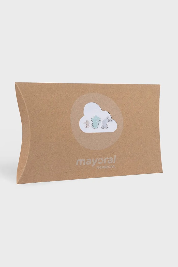 Komplet za bebe Mayoral Newborn 4-pack 9910.1A.Newborn.PPYH tirkizna