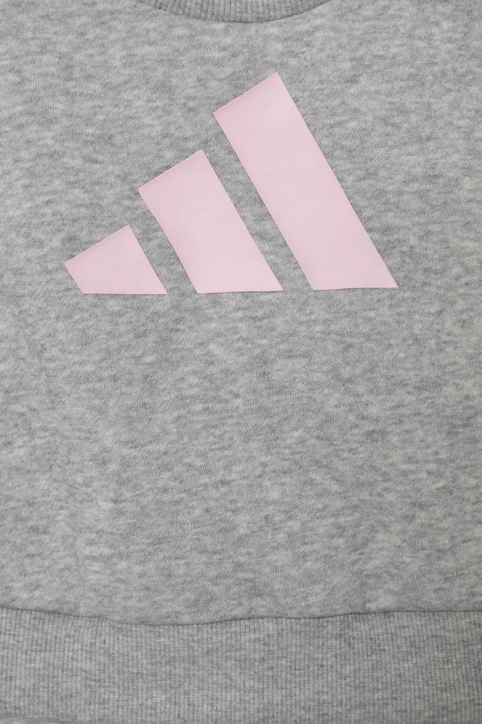 Chlapec Tepláková súprava pre bábätká adidas JC9644 sivá
