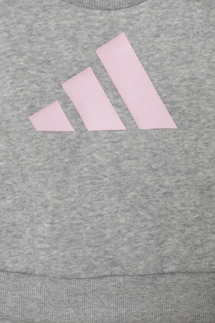Chlapec Tepláková súprava pre bábätká adidas JC9644 sivá