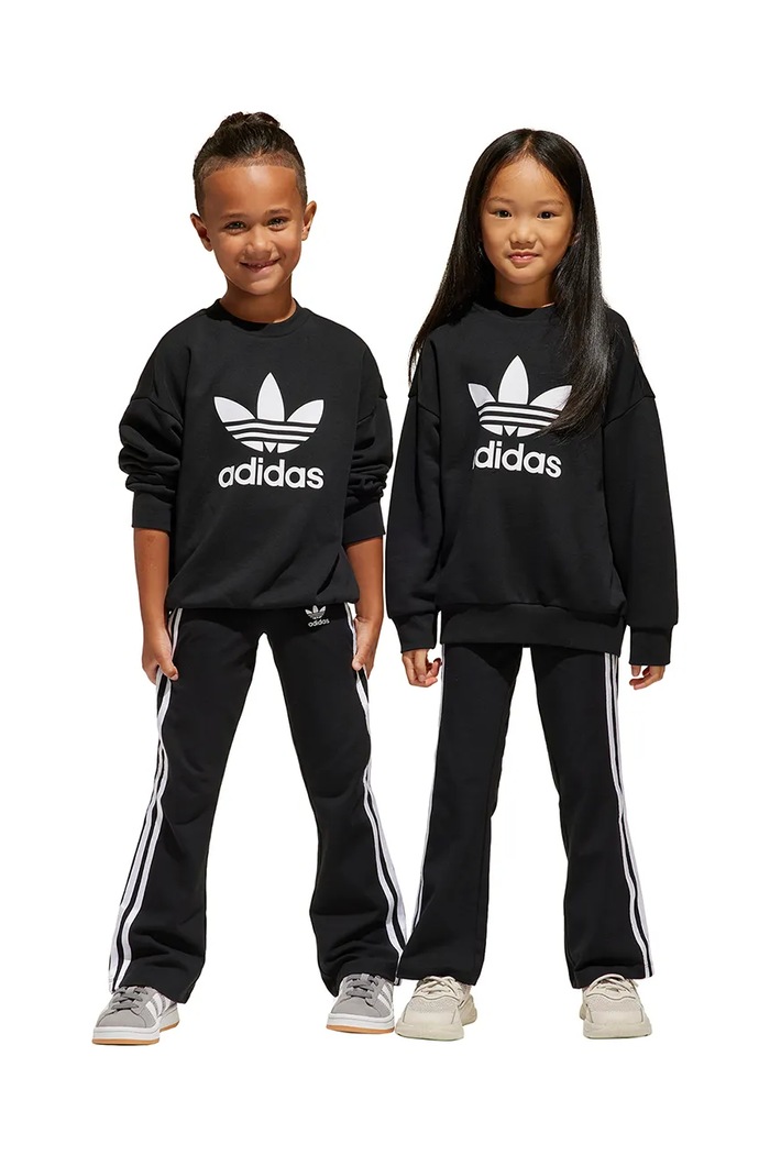 adidas Originals dres dziecięcy dzianina czarny JC7873