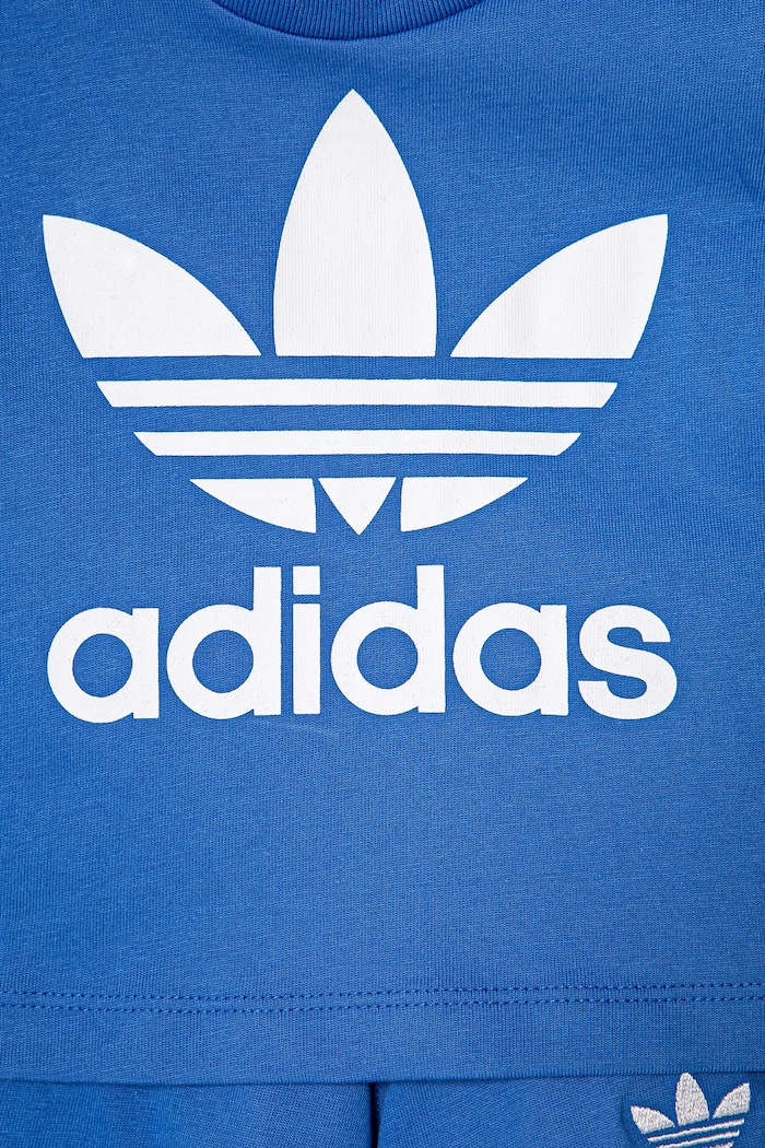 Chłopiec adidas Originals komplet bawełniany dziecięcy JC6581 niebieski