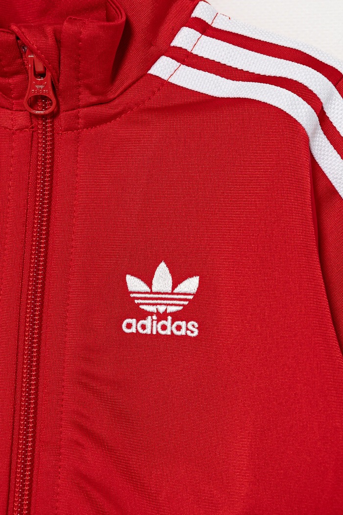 Chłopiec adidas Originals dres IX5204 czerwony