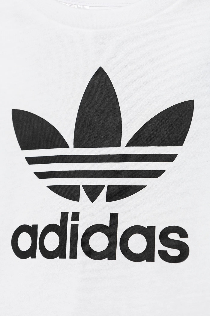 Dětská bavlněná souprava adidas Originals JE1613 bílá