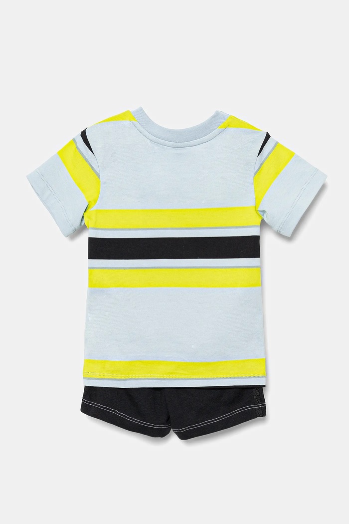 adidas Originals komplet bawełniany niemowlęcy JC7313 niebieski SS25