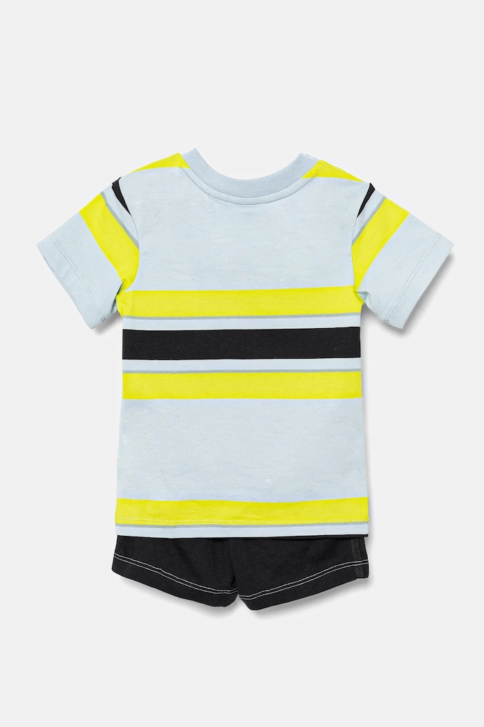 adidas Originals komplet bawełniany niemowlęcy JC7313 niebieski SS25