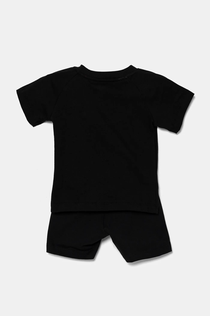 adidas Originals komplet bawełniany dziecięcy JN4535 czarny SS25