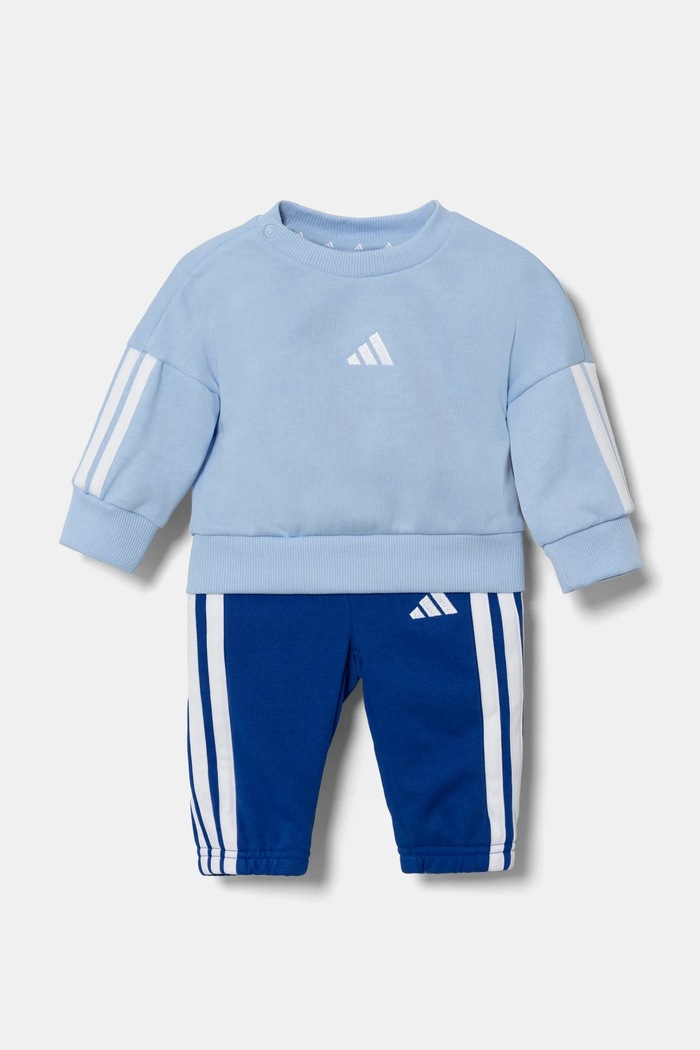 adidas dres niemowlęcy dzianina niebieski JD6483