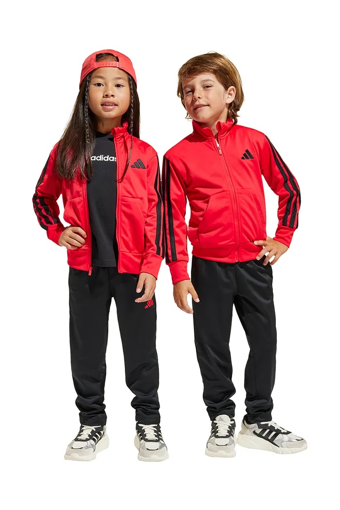 adidas Дитячий спортивний костюм adidas червоний JE1400