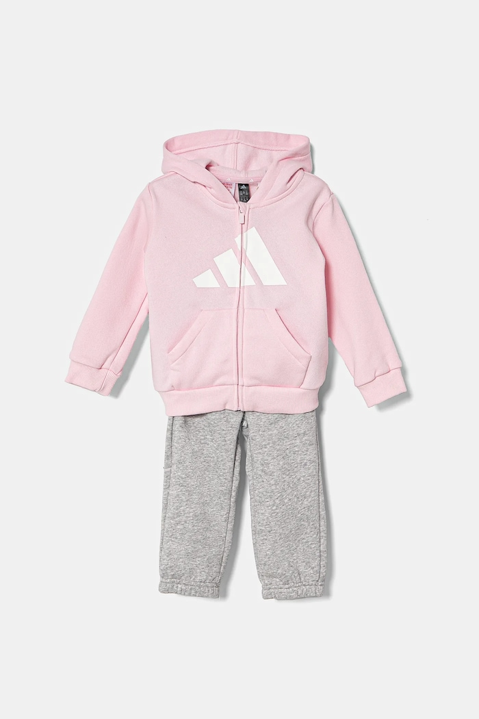 Dětská tepláková souprava adidas směs růžová JC9652