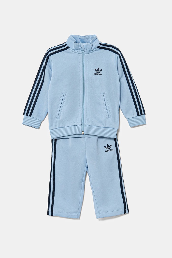 Παιδική φόρμα adidas Originals πλεκτό ύφασμα μπλε JC6501