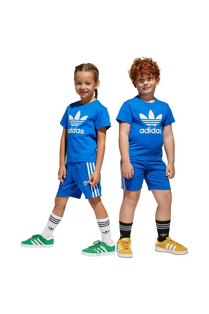 Dětská souprava adidas Originals pletenina modrá JC9157