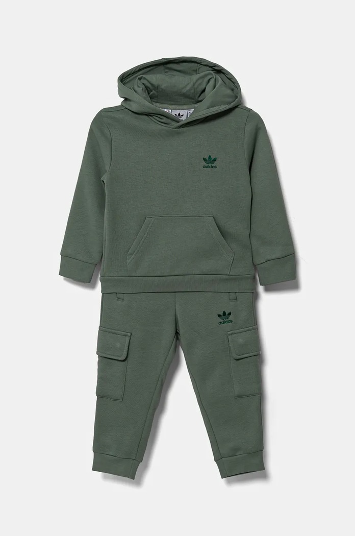 adidas Originals Dětská tepláková souprava adidas Originals JC8956 zelená SS25