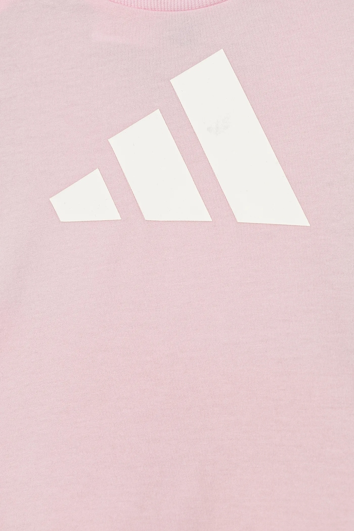 Detská bavlnená súprava adidas ružová JC9639