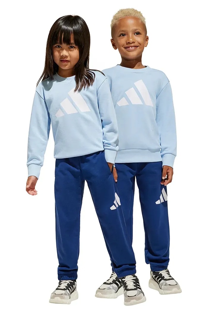 adidas dres dziecięcy dzianina niebieski JC9729