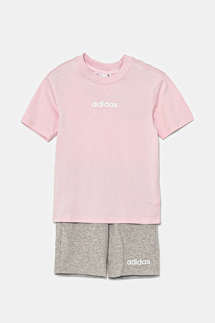 adidas komplet dziecięcy JE3975 fioletowy SS25