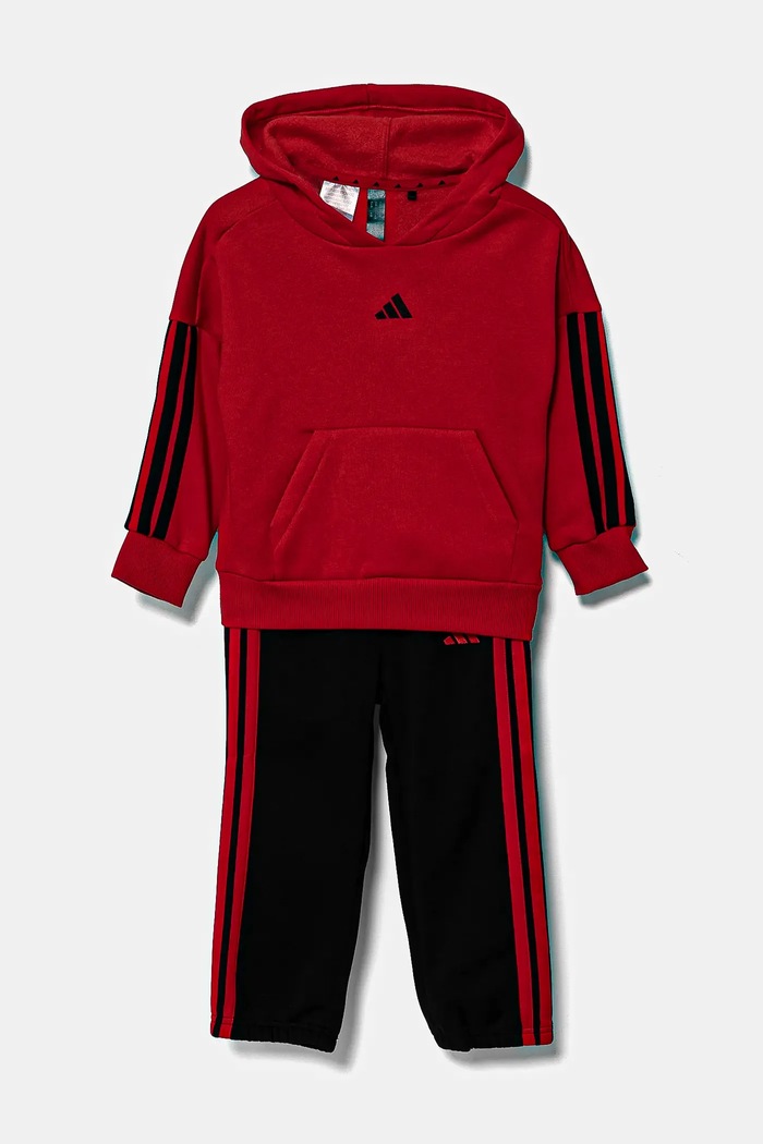adidas dres dziecięcy dzianina czerwony JN6512