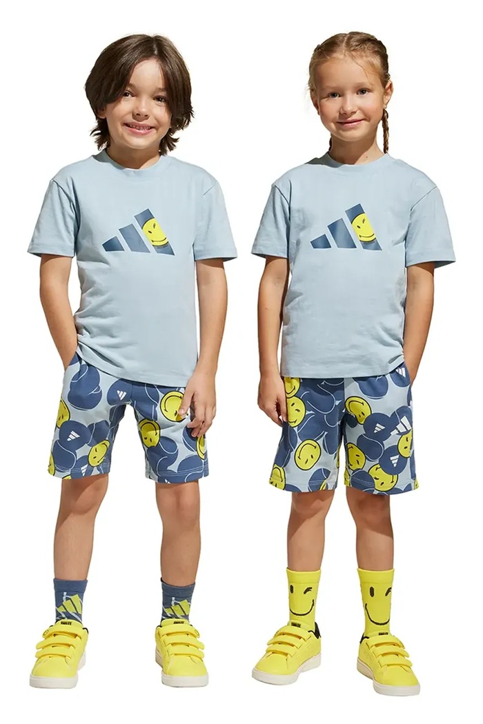 adidas compleu copii cu modele albastru JJ3066