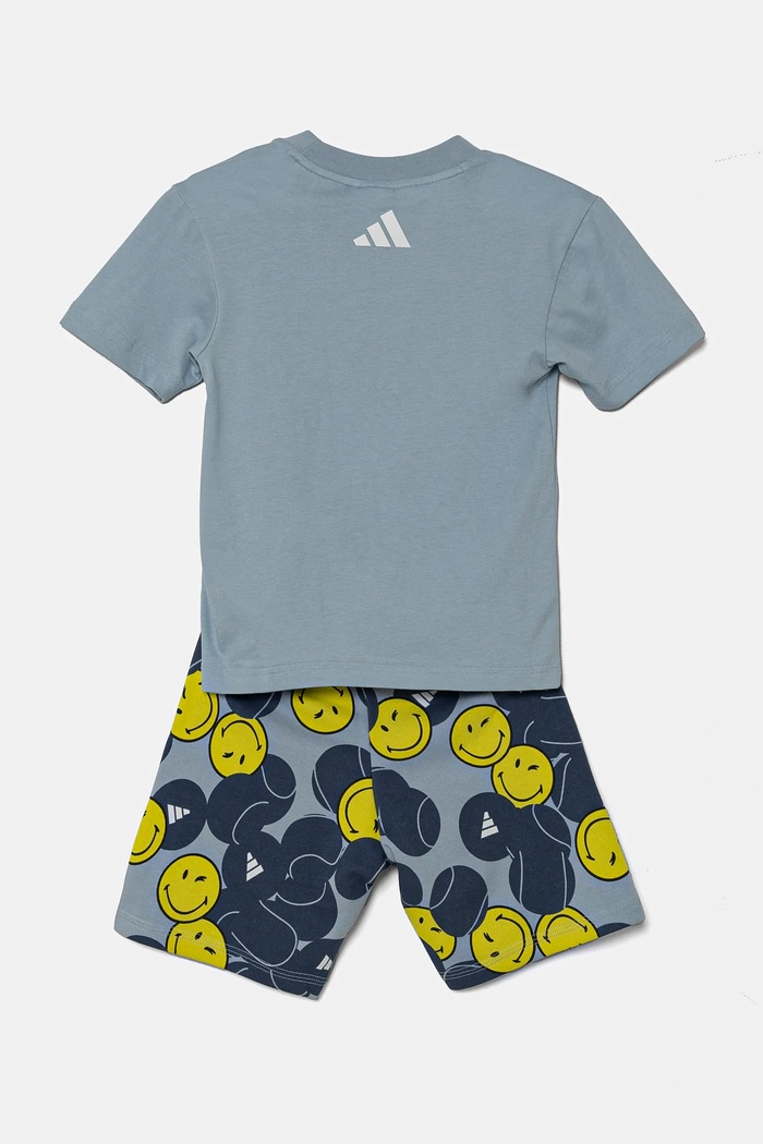 Băieți adidas compleu copii JJ3066 albastru