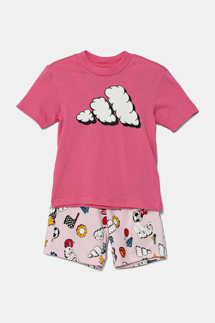 adidas komplet dziecięcy JD0066 różowy SS25
