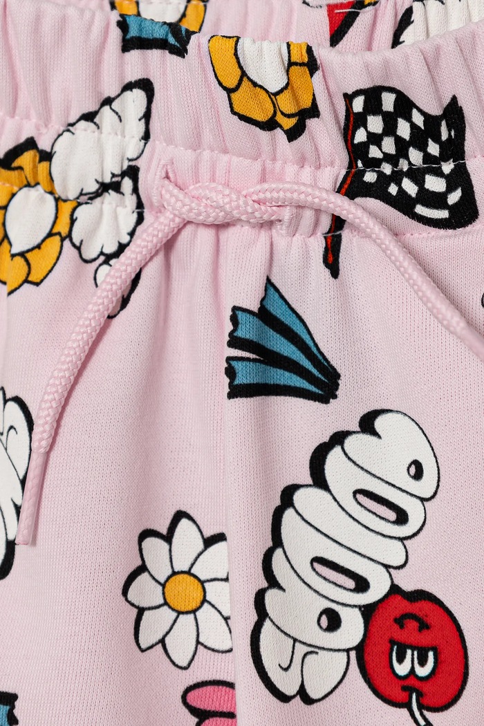adidas komplet dziecięcy różowy JD0066