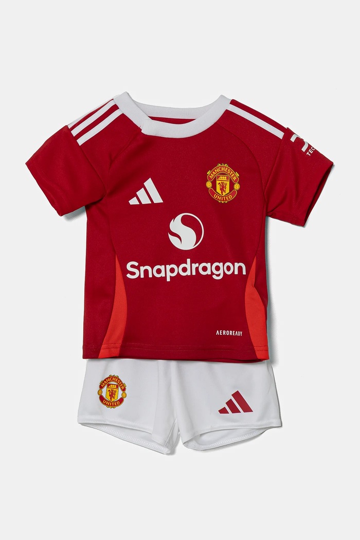 adidas Performance komplet niemowlęcy MUFC dzianina czerwony IT1979