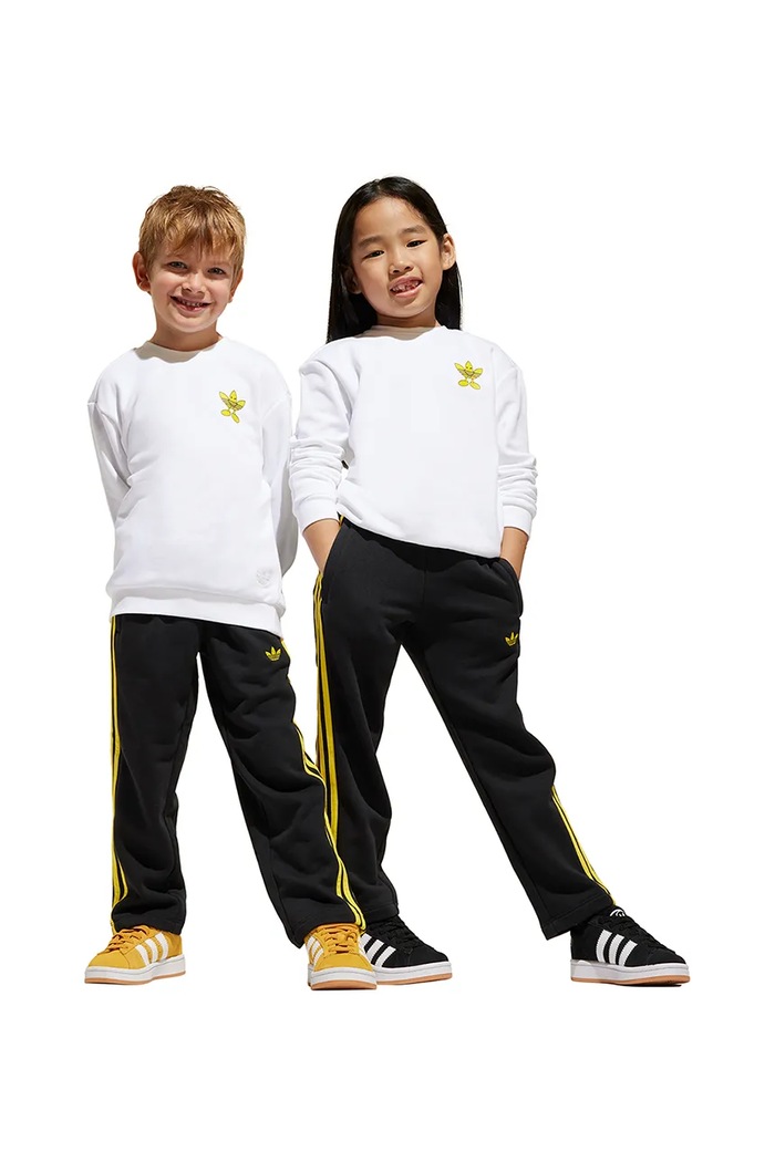 Παιδική φόρμα adidas Originals απλικέ λευκό JD0431