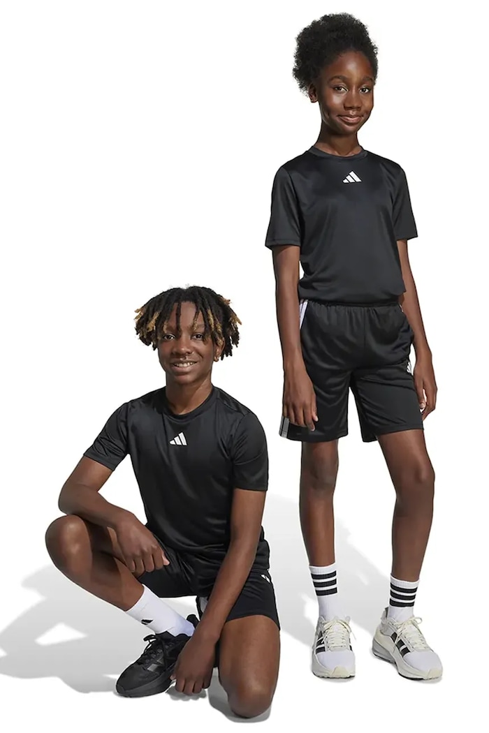 adidas komplet dziecięcy dzianina czarny JJ1029