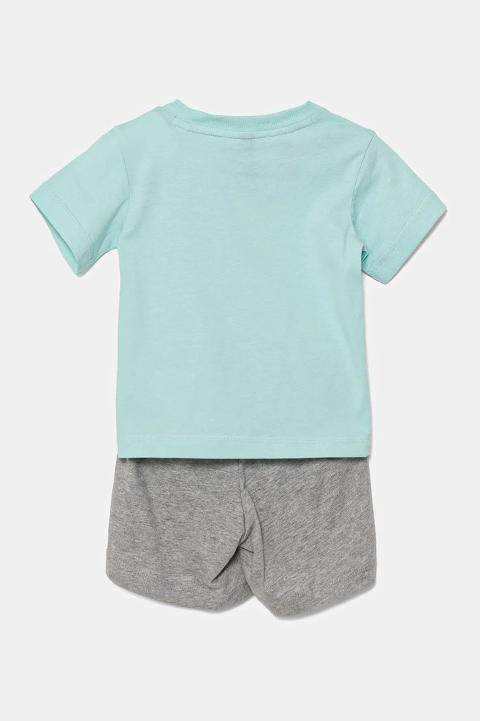 adidas Komplet bawełniany niemowlęcy JC9743 turkusowy SS25